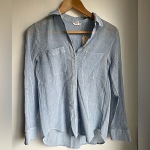 Club Monaco blue button up